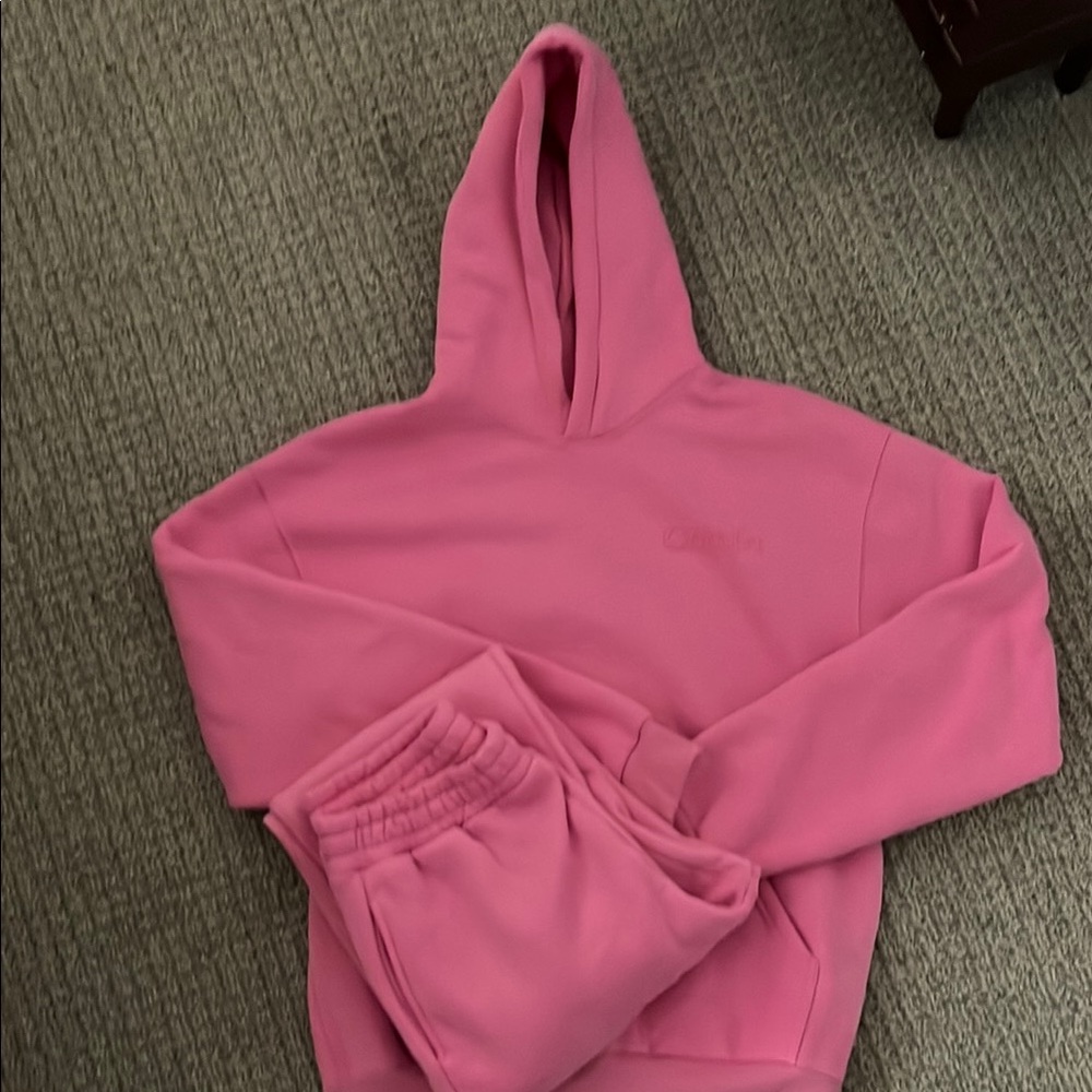 Pink Comfrt Sweat Set